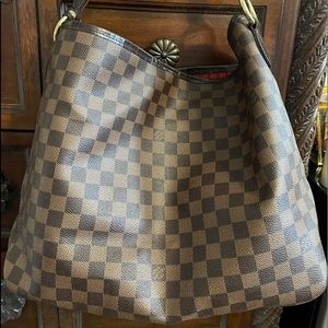Preloved Authentic Louis Vuitton Delightful MM Damier Ebene very good condition